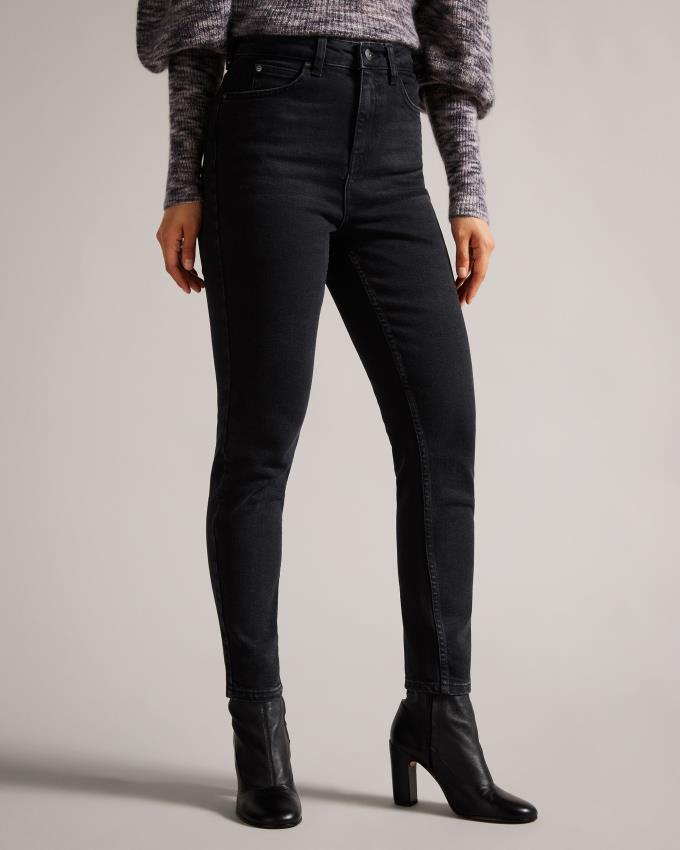 Jean Ted Baker Skinny Washed Black Noir Femme | FQA-06716848